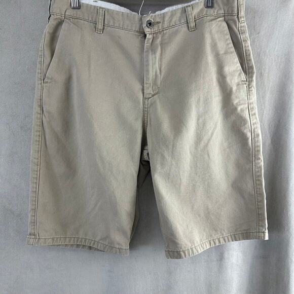 DC Men’s Chino Shorts Skate Baggy Khaki Size 32 - Picture 1 of 6